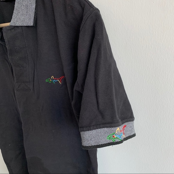 Greg Norman - Golf Polo Shirt Shirt Sleeve - Black - Picture 4 of 5